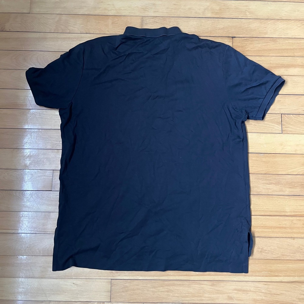 Polo Ralph Lauren Mens XL Navy Blue Pima Soft Touch Short Sleeve Polo Shirt - Picture 3 of 5